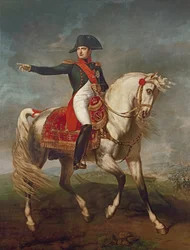 Reiterporträt von Napoleon I. (1769-1821) 1810